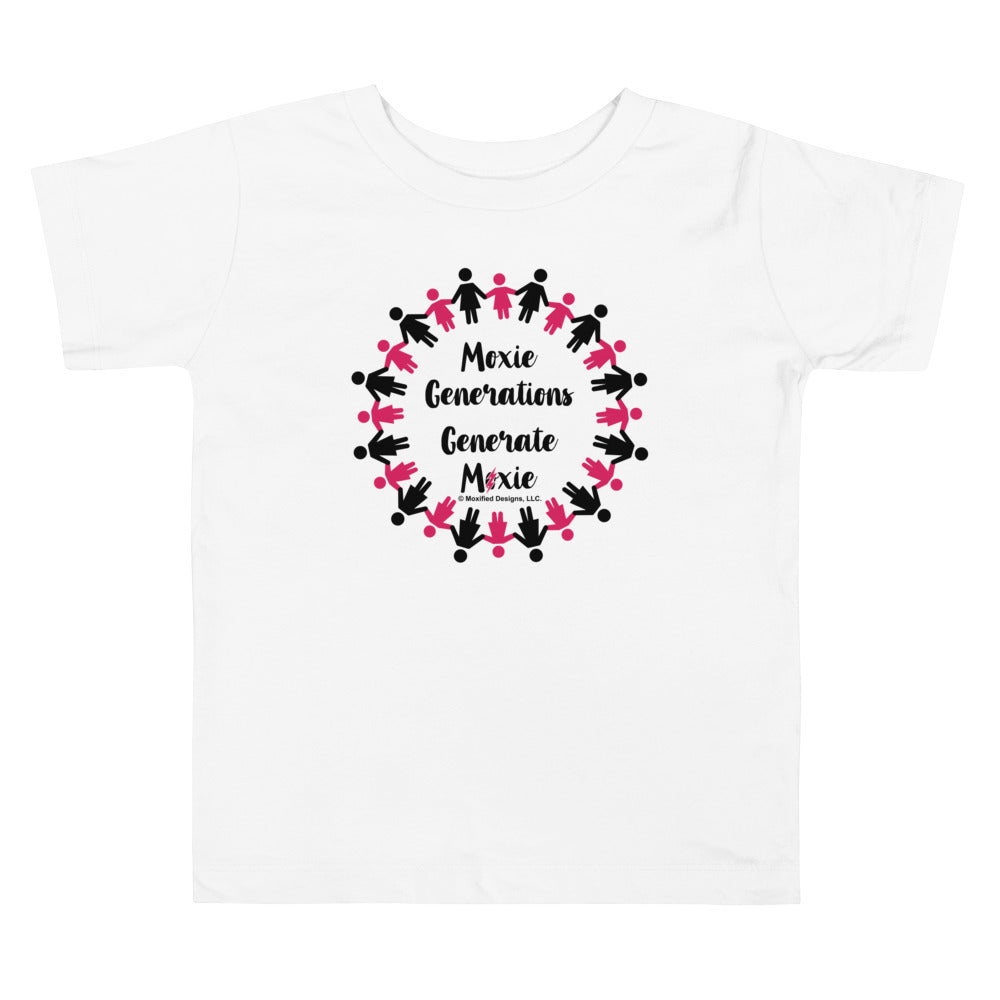 Generations Standard Toddler Tee (Pink/Black Design)