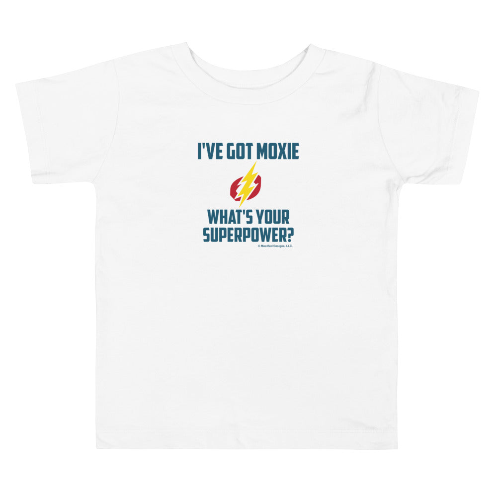 Superpower Toddler Standard Tee (Blue Text)
