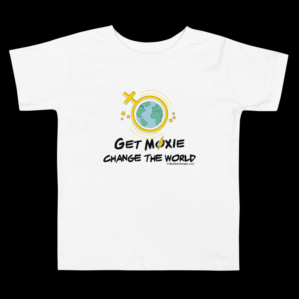 Change The World Toddler Standard Tee (Yellow Design)
