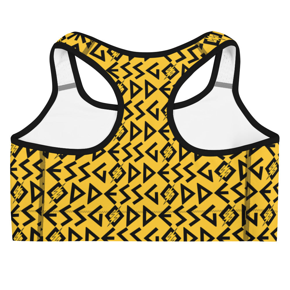 Goddess Sports Bra (Yellow)