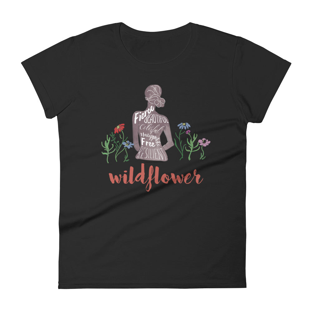 Wildflower Women's Semi-Fitted Tee (Multi Design)