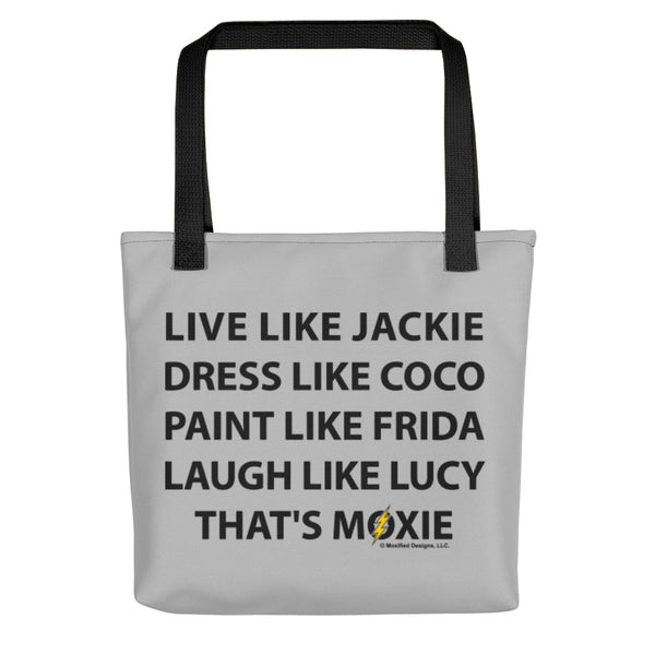 Icons Have Moxie Tote (Black Design)