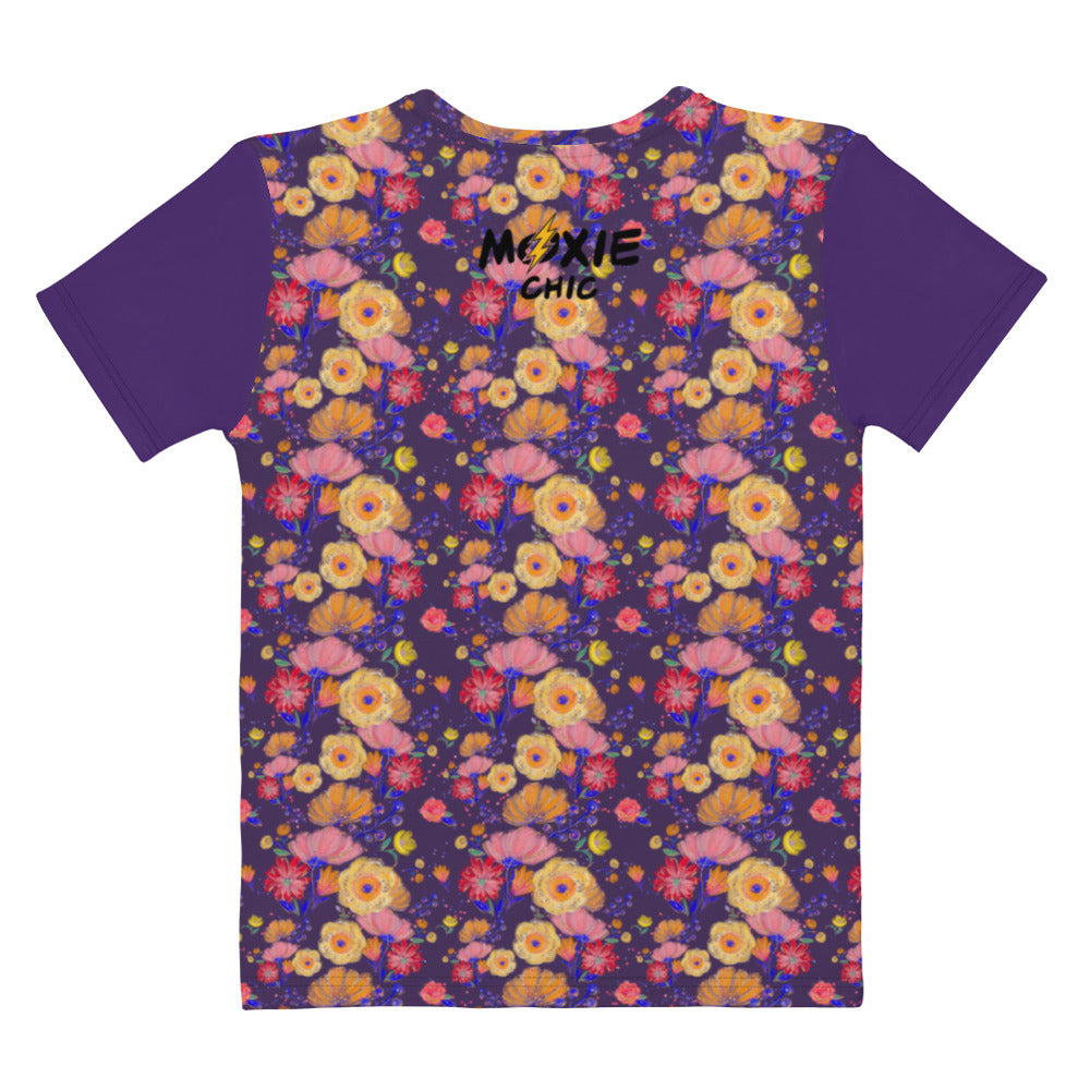 Floral Frida Women's Tee (Multi Floral Design)
