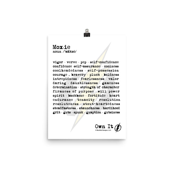 Moxie Defined Art Print