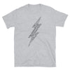 Word Bolt Adult Unisex Tee (Black Design)