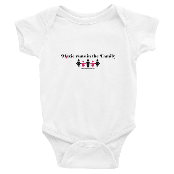 Moxie Runs In the Family Bodysuit (Pink/Black Design)