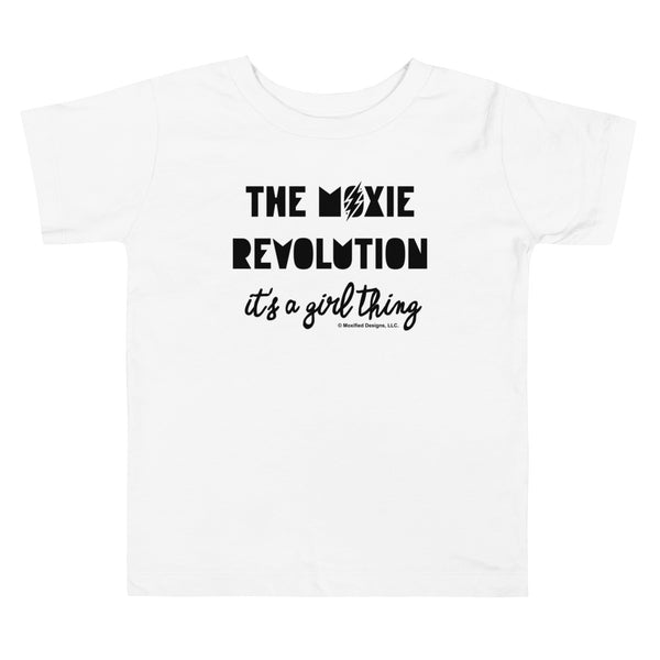 Moxie Revolution Standard Toddler Tee (Black Text)