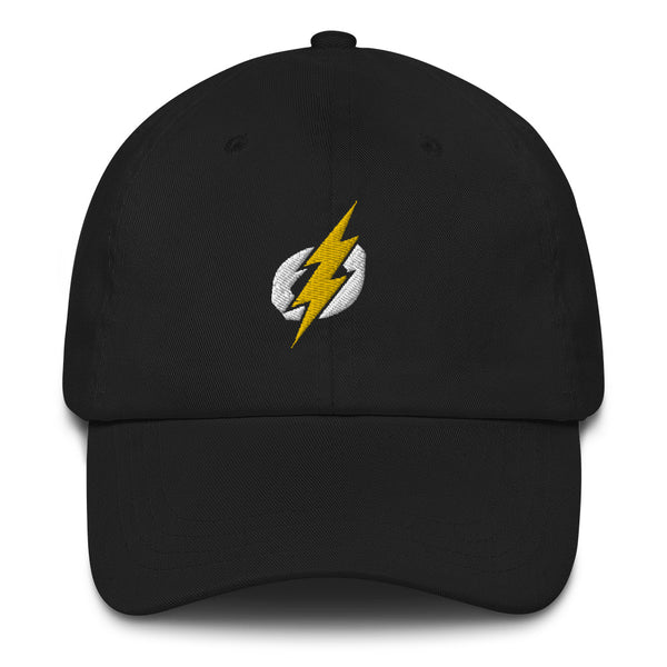 Baseball Hat - White/Yellow Bolt