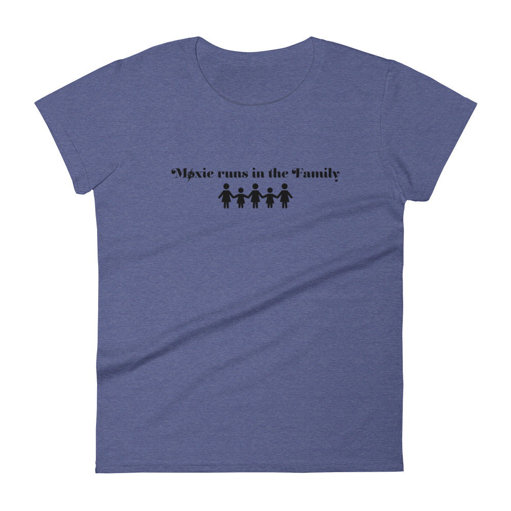 Family Women's Semi-Fitted Tee (Black Text)