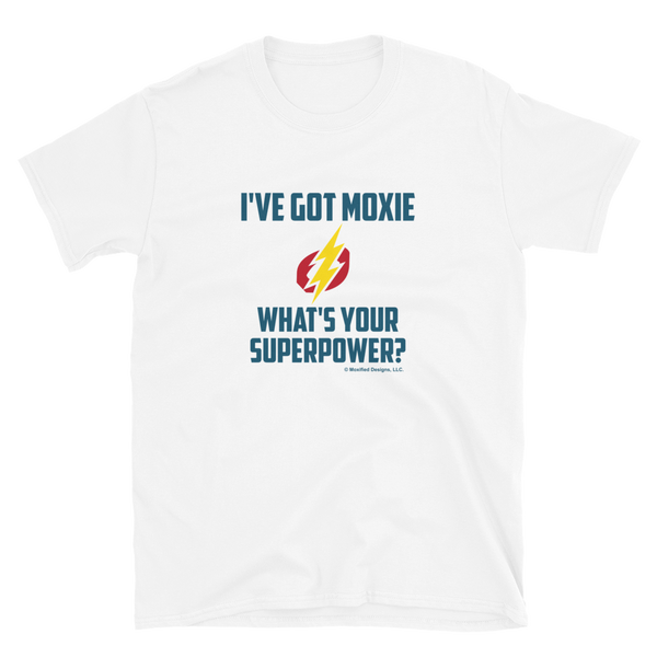 Superpower Adult Unisex Tee (Blue Text)