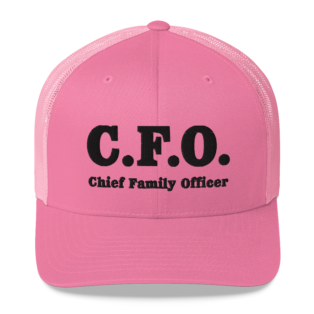 C.F.O. Trucker Cap (Black Design)