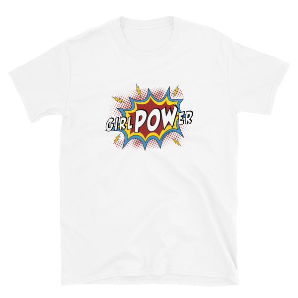 girlPOWer Adult Unisex Tee (White Text, Multi Design)