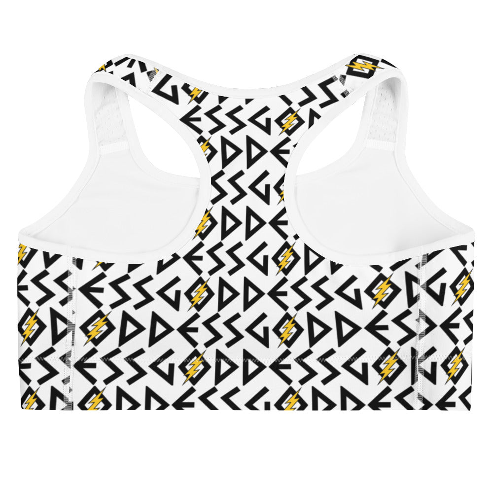 Goddess Sports Bra (White)