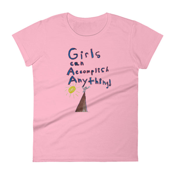 Tallest Mountain Contest Winner Women's Semi-Fitted Tee (Multi)