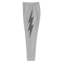 Women's Grey Side Bolt Joggers (Light Grey Jogger, Dark Grey Bolt)
