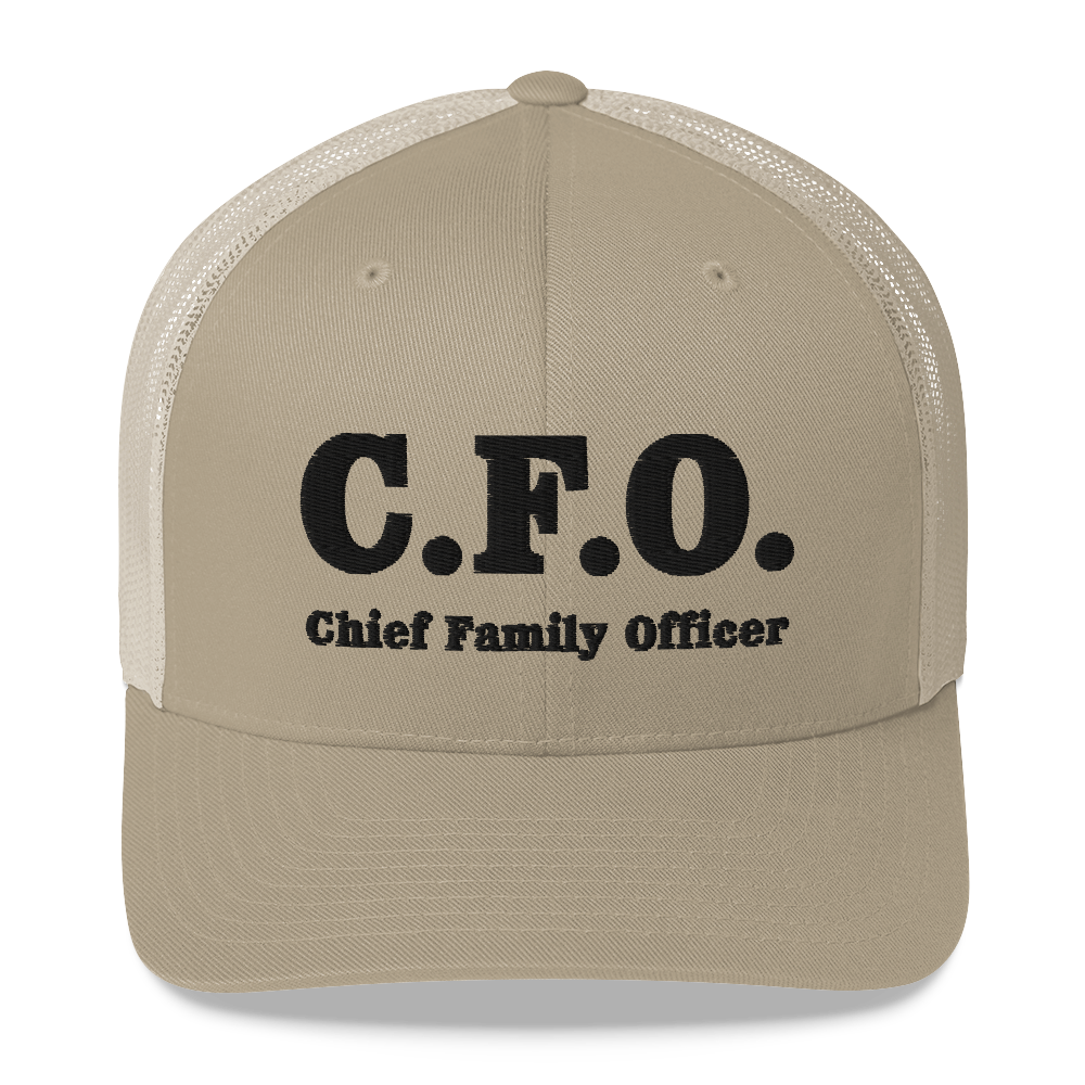 C.F.O. Trucker Cap (Black Design)