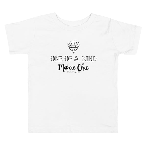One Of A Kind Standard Toddler Tee (Black Text)