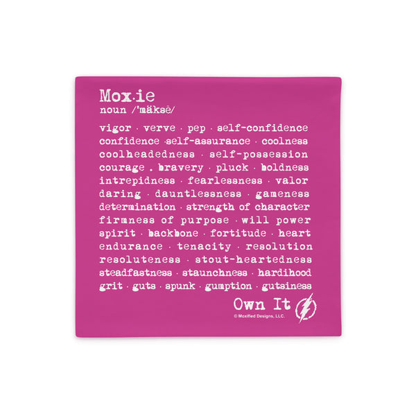 Moxie Definition Pillowcase (Hot Pink)