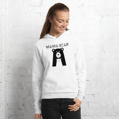 Mama Bear Adult Unisex Hoodie (Black Design)