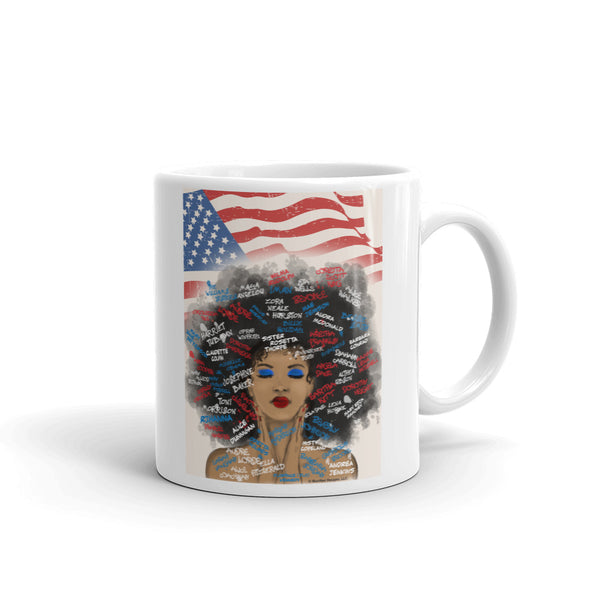 Juneteenth Mug (Red/White/Blue, 11 oz)