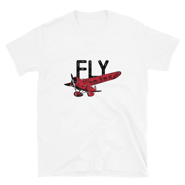 FLY Adult Unisex Tee (Black/Red Design)