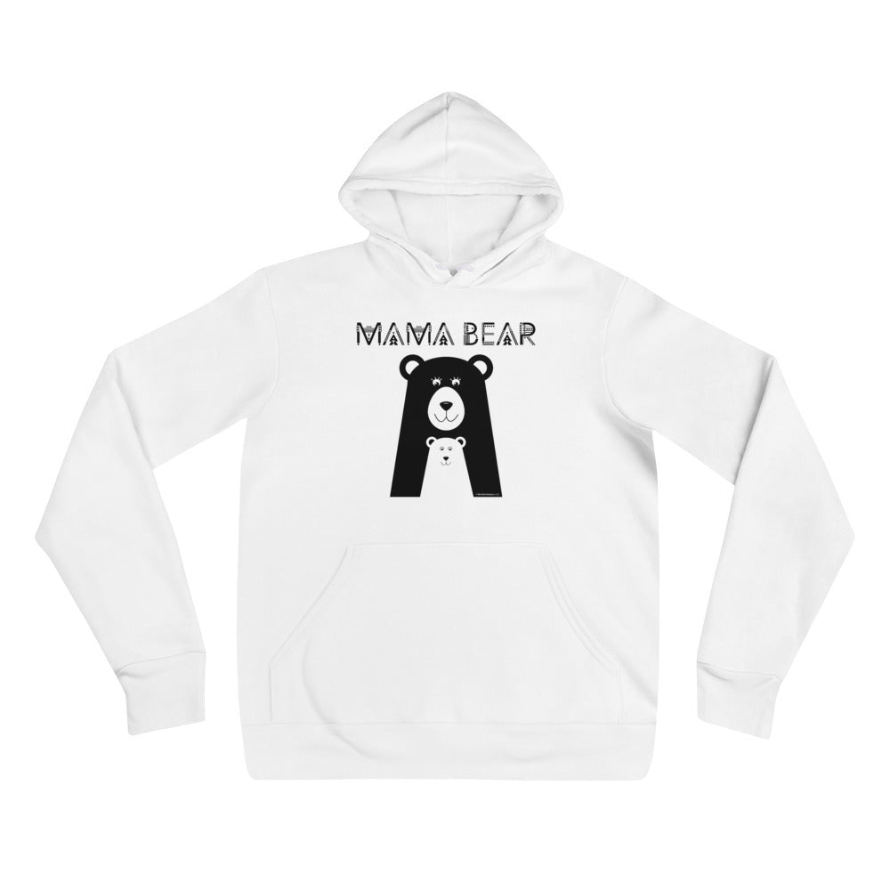 Mama Bear Adult Unisex Hoodie (Black Design)