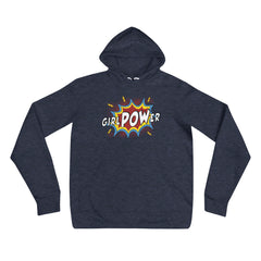 girlPOWer Adult Unisex Hoodie (White Text, Multi Design)
