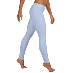 Light Blue Side Bolt Leggings (Light Blue Leggings, Deep Blue Bolt)