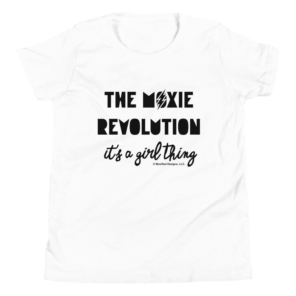 Moxie Revolution Standard Youth Tee (Black Text)
