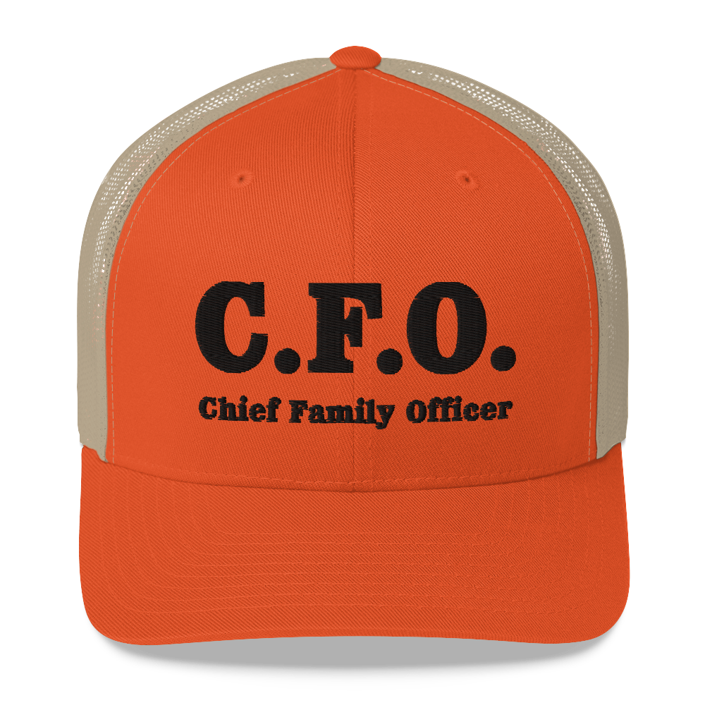 C.F.O. Trucker Cap (Black Design)
