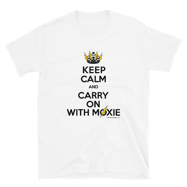 Keep Calm Adult Unisex Tee (Black/Yellow design)