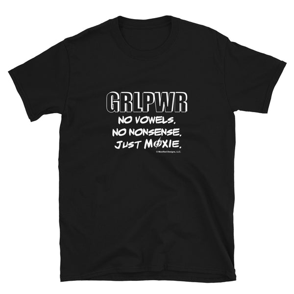 GRLPWR Adult Unisex Tee (White Text)