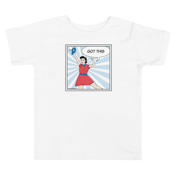 Got This (Retro Baseball) Standard Toddler Tee (Multi Design)