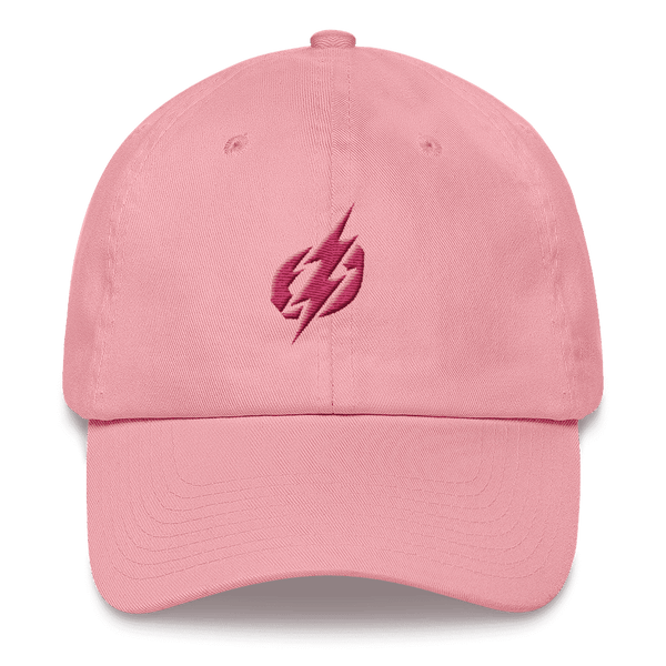 Baseball Hat - Pink/Pink Bolt (#VoiceYourMoxie), Hat. Moxie Chic is a brand that promotes girl power with girl empowerment/female empowerment apparel and other products. #VoiceYourMoxie is our handle for social media outreach because Moxie Chic believes every girl should exercise her voice for positive change (#VoiceYourMoxie).  Our brand celebrates and elevates girls.