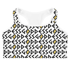 Goddess Sports Bra (White)