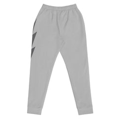 Women's Grey Side Bolt Joggers (Light Grey Jogger, Dark Grey Bolt)