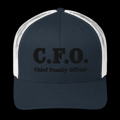 C.F.O. Trucker Cap (Black Design)
