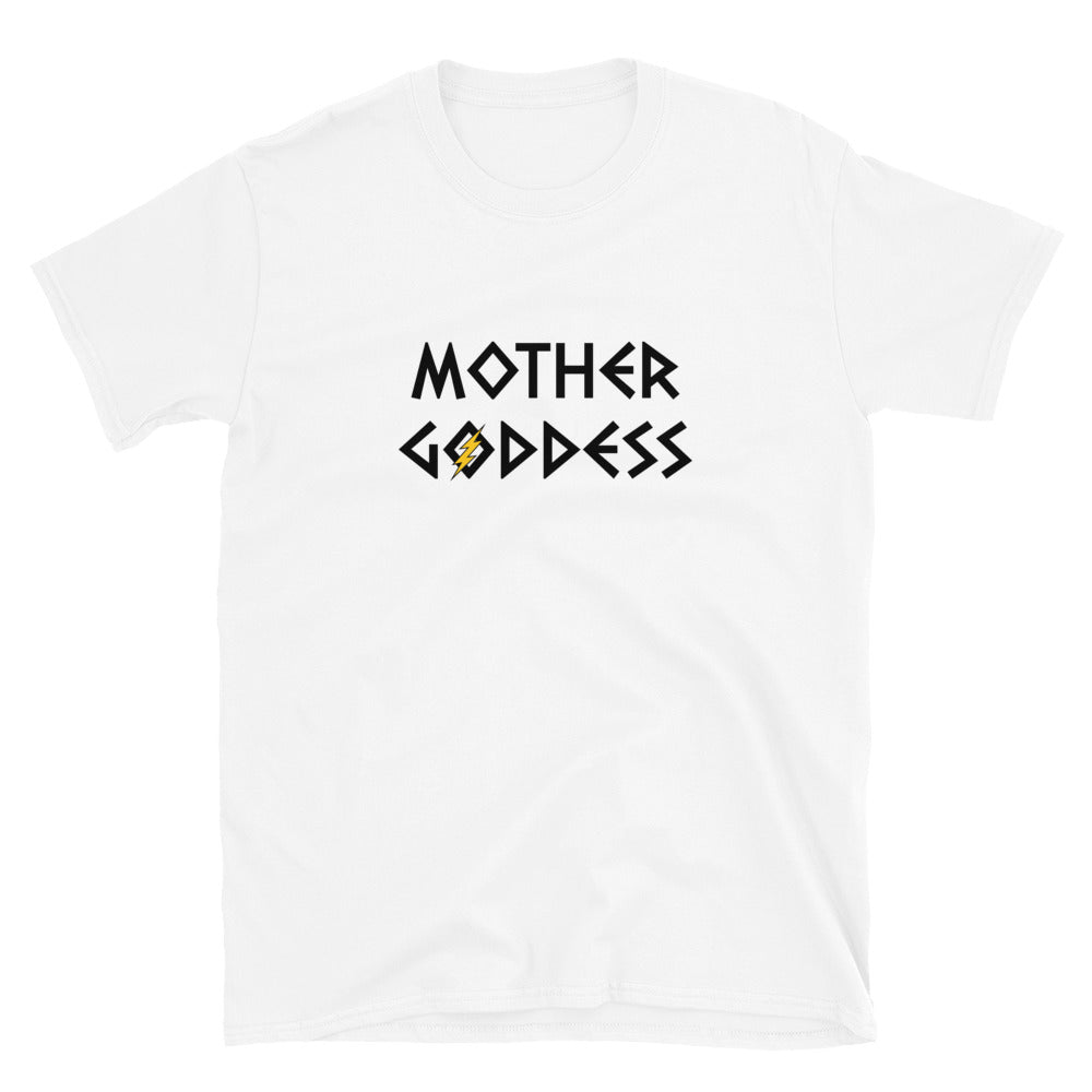 Mother Goddess Adult Unisex Tee (Black/Yellow Design)
