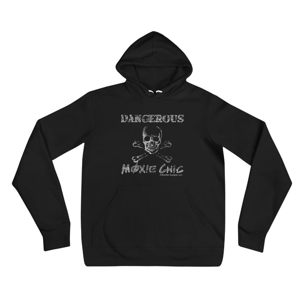 Dangerous Adult Unisex Hoodie (White Design)