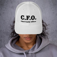 C.F.O. Trucker Cap (Black Design)