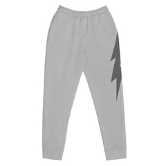 Women's Grey Side Bolt Joggers (Light Grey Jogger, Dark Grey Bolt)