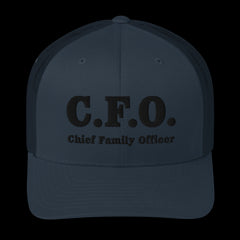 C.F.O. Trucker Cap (Black Design)