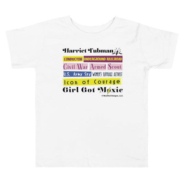 Harriet Tubman Toddler Standard Tee (Multi Text)