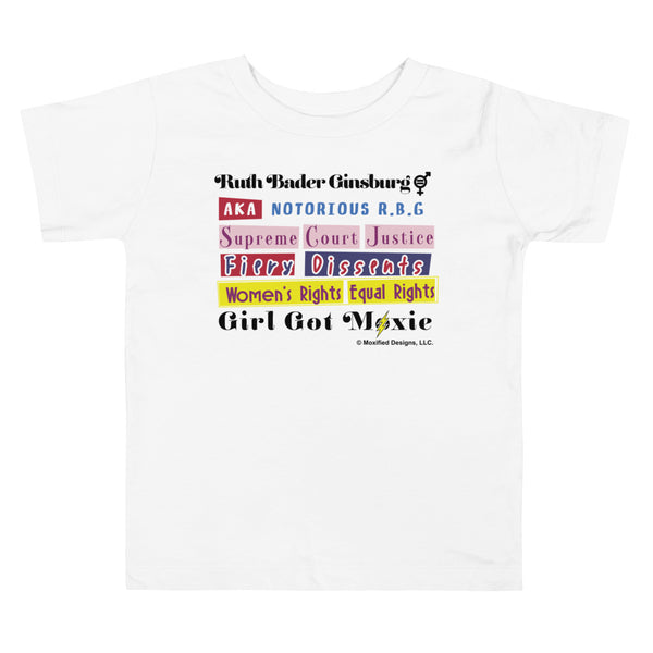 RBG Standard Toddler Tee (Multi Text)