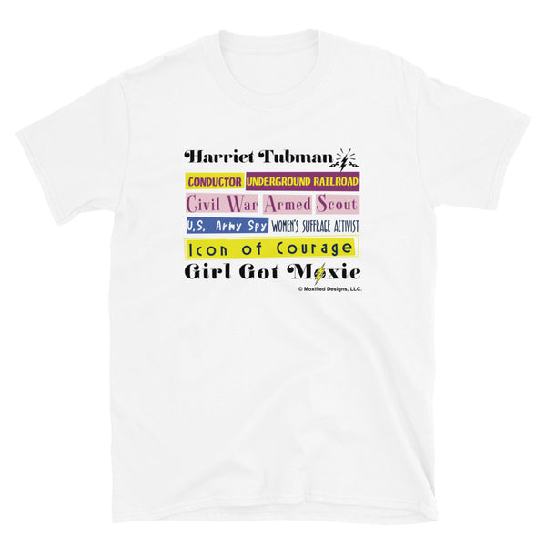 Harriet Tubman Adult Unisex Tee (Multi Text)