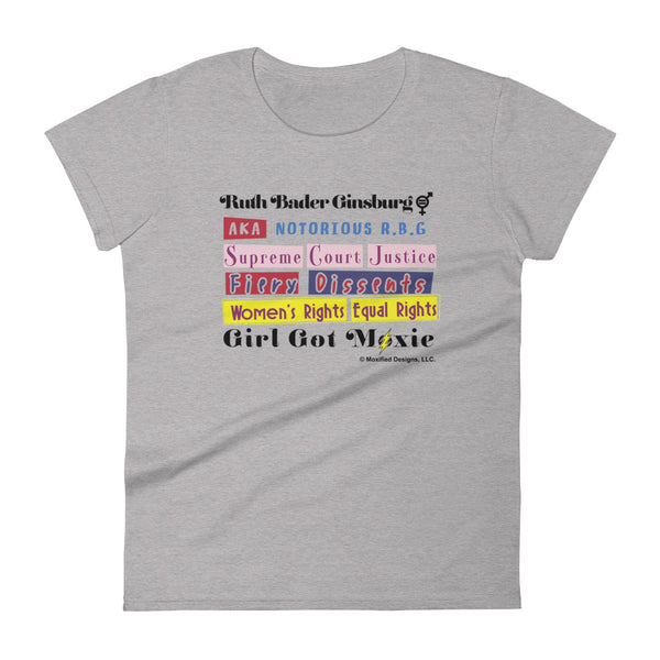 RBG Women's Semi-Fitted Tee (Multi Text)