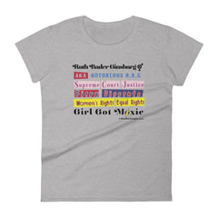 RBG Women's Semi-Fitted Tee (Multi Text)