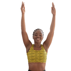 Goddess Sports Bra (Yellow)